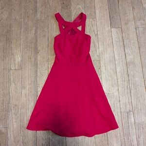 Juniors Speechless Bright Red Sleeveless Lace Back Dress Size 3